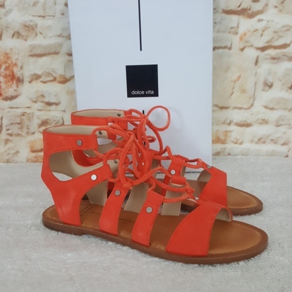 Dolce Vita Shoes - New Dolce Vita Leather Jasmyn Gladiator Sandals